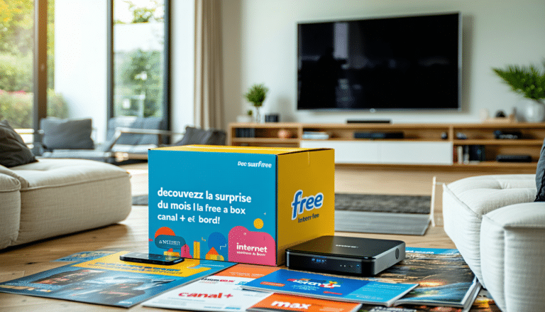 Découvrez la surprise du mois : la box internet Free avec Canal+ et Max à bord !