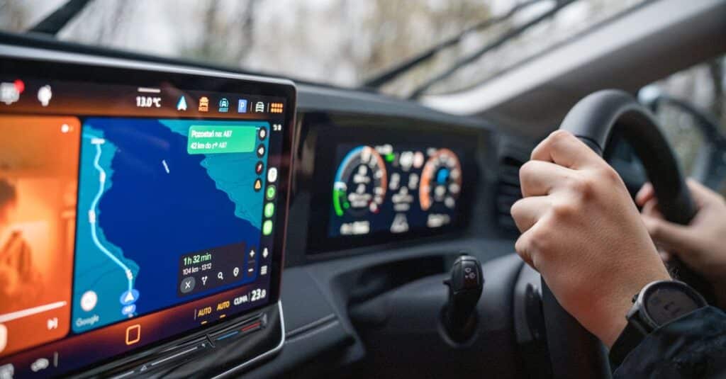 Découvrez cet écran abordable qui rendra vos trajets en voiture révolutionnaires avec CarPlay et Android Auto 9 découvrez notre écran compatible carplay et android auto pour une connectivité optimale et une expérience de conduite simplifiée.
